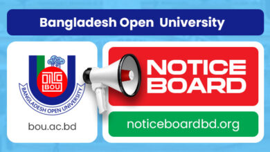 bou.ac.bd Notice board